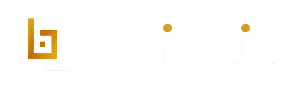Benjamin Furniture logo wit