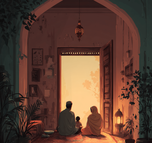 u5225836318 muslim family sitting in their house ar 34 v 696ac9a9 bc41 4638 b783 271c2ffcacb5 0